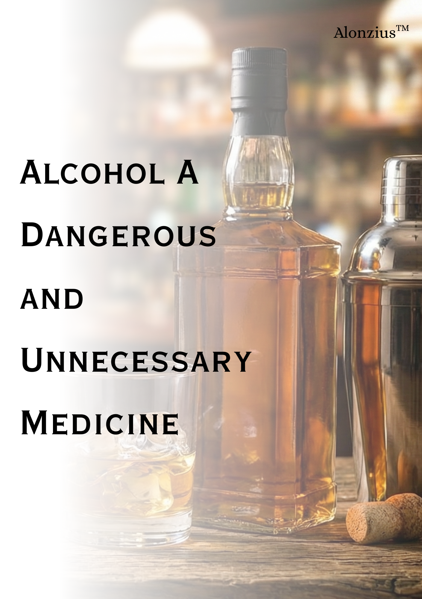 Book Cover: Alcohol A Dangerous and Unnecessary Medicine